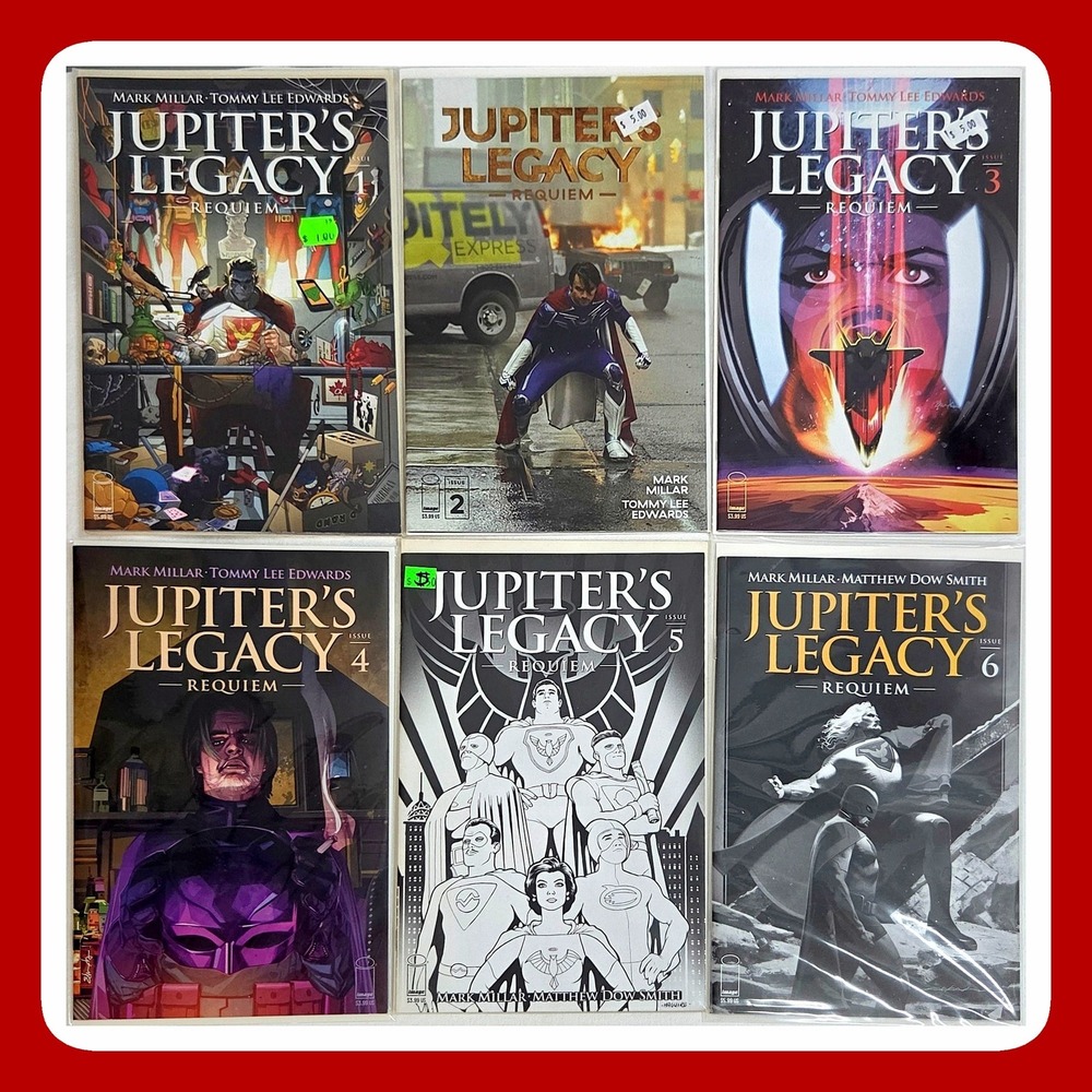 Jupiters Legacy Requiem‎ Issues 1-6 Comic Book Set Mark Millar Complete Image